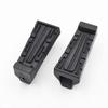 2Pcs Black Front Foot Rest Peg Rubbers Footrest Handlebars For Yamaha YBR 125