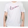 Nike T Shirts Men's White Crew Neck Moderate Straight Fit CV1066-100