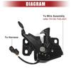 Pacco (1) Sostituzione Cerniera Cofano Auto Con Sensore Adatta Per Honda Accord 2009-2012