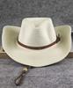 Big Head 62cm Man Large Waisted Cowboy Hat Summer Sun Protection Hat 60 Cm Foldable Beach Travel Straw Hat Large Men's  Xxl