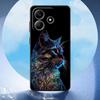Soft Cover Phone Case for Xiaomi Redmi Note 11s 12Pro 13Pro 12 12s 11Pro 9T 13 10 8t 9s 11 14 Pro+ 10s 10Pro Neon Colored Cat