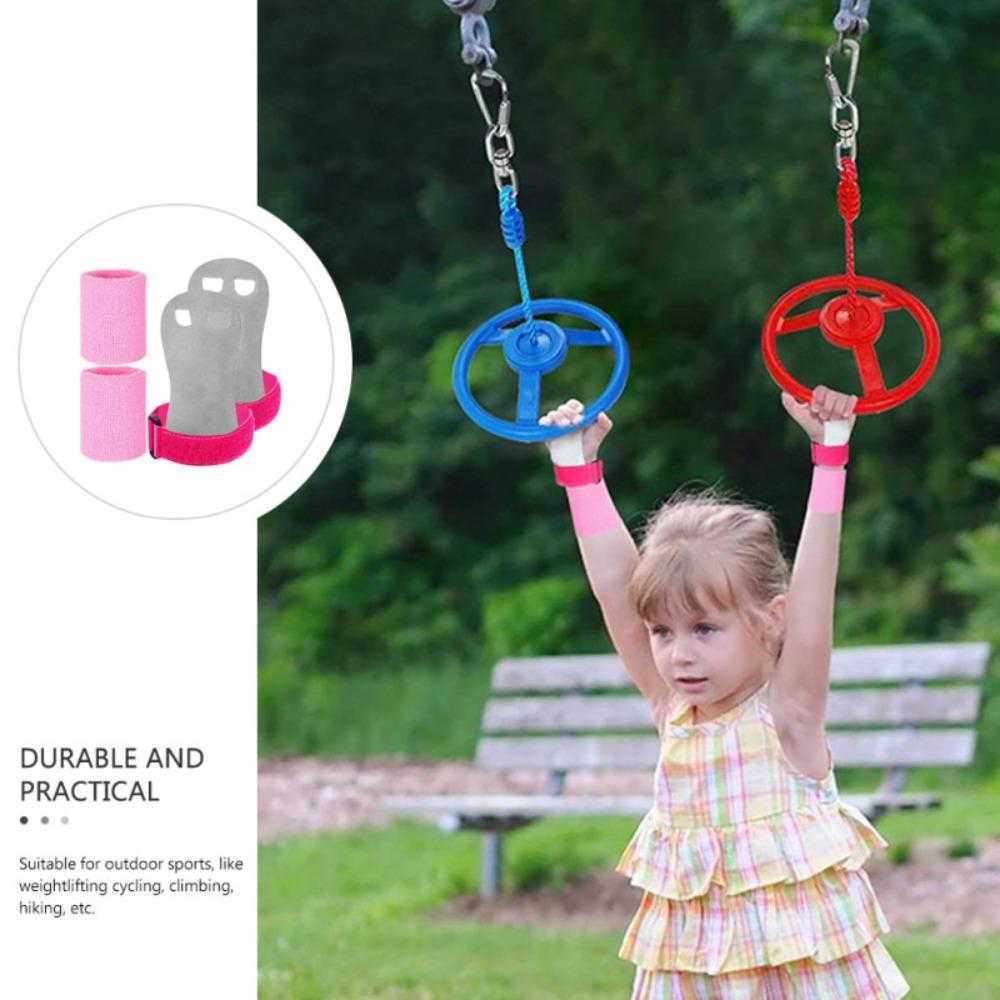 Wrist Support Gymnastics Grips Palm Protection Hand Strap Multiuse Kids Wristbands Set  Fitness