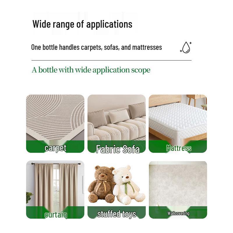 Wool Carpet Dry Cleaner: No-Rinse, Stain Remover for Living Rooms, Hotels & Offices