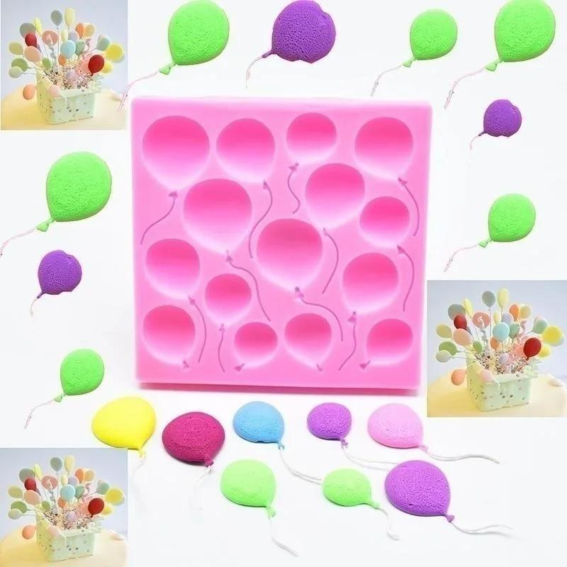 

Creative DIY Balloon Cake Making Tools For Colorful Balloon Cake Molds Chocolate Candy Decoration Molds Baking Tools Accessories