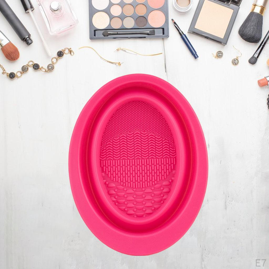 Cleaner, Cleaning Bowl, Makeup Sponge Washing Portable Soft Texture Easy to Use Convenient Travel