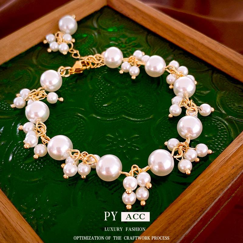 French Irregular Pearl Bracelet Retro Niche High-end Bracelet Light Luxury Temperament Jewelry