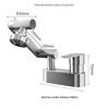 Vintage Two-in-One Bathroom Faucet: Double Hole, Hot & Cold Water, Three Hole Mixer Tap