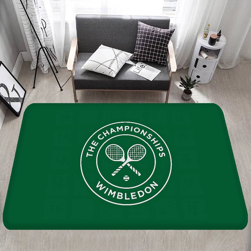 

W-Wimbledons Pattern Floor Carpet Anti-slip Absorb Water Long Strip Cushion Bedroon Mat Welcome Rug 40x60cm