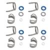 Fuel Injector Seal Kit Fuel Injector Retaining Bracket O Ring Seal Kit 06D998907 for A3 Hatchback A4 Saloon A6 Avant TT Roadster