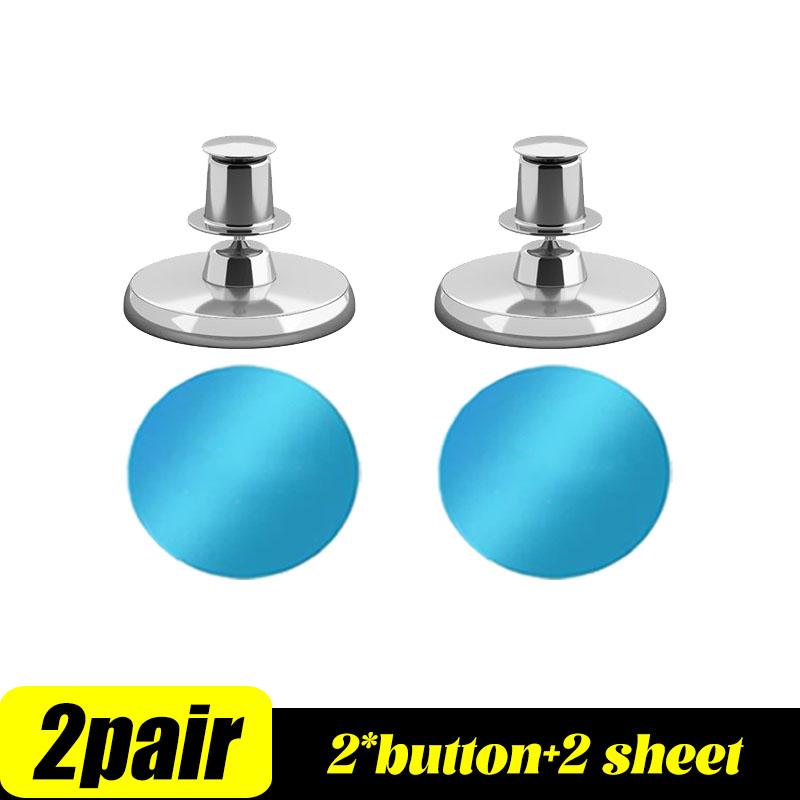 Metal Curtain Magnetic Closure Wall Mounted Magnetic Buckle Shower Curtain Magnet Clips Detachable Window Screen Fixed Fastener