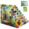Minecraft-inspired Building Blocks Set, 150 Pieces + 4 DIY Characters, Random Element Set, 3D Puzzle, Minecraft-inspired Toy, Educational Toy,