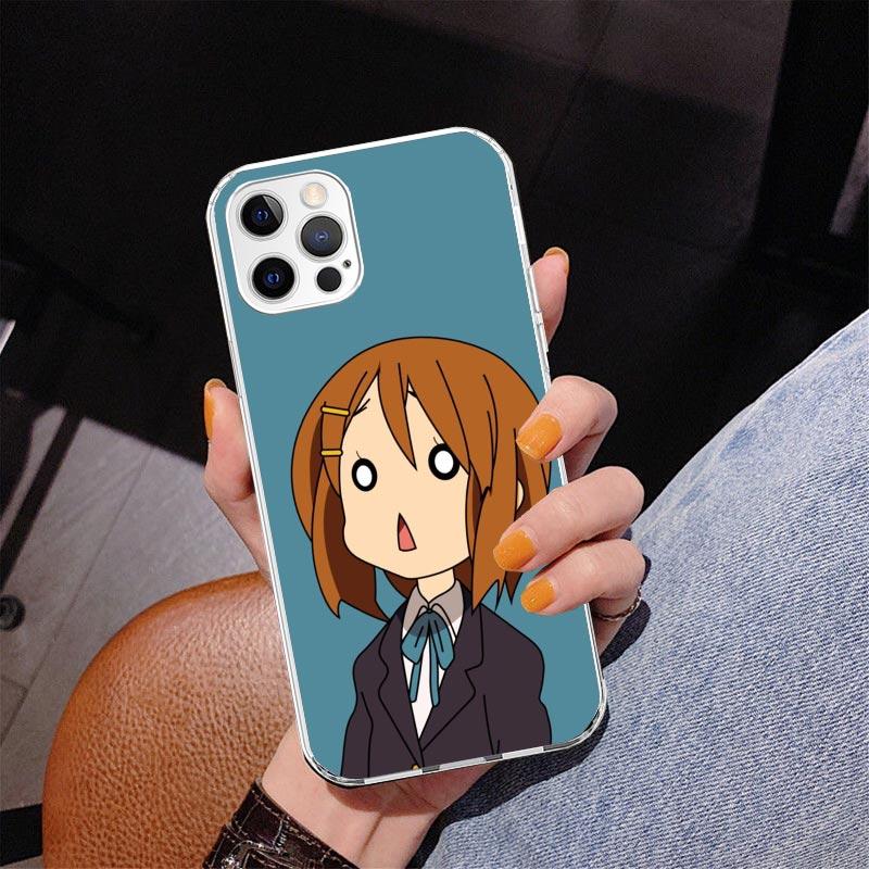 K On! Hirasawa Yui Anime Phnoe Case for Iphone 17 Air 16 16E 11 12 13 Mini 14 Plus 15 Pro Max 7 8 + SE 2020 Phone Cover Coque