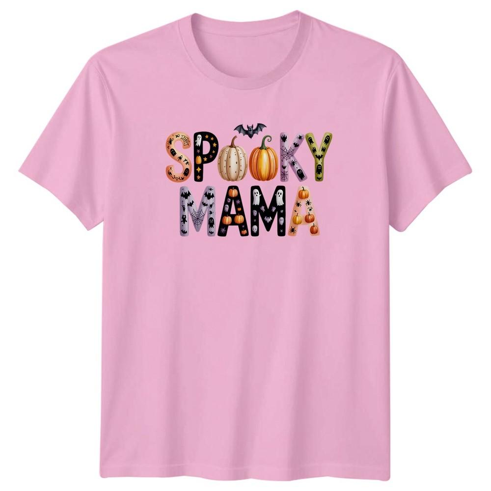 Spooky Mama Unisexs TShirt Halloween Spooky Season Halloween Gift For Her