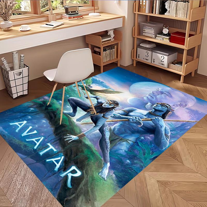 Tappeto con Stampa Avatar, Tappeto da Pavimento Lavabile, Per Ingresso, Stanza del Dormitorio, Lavanderia, Ufficio, Studio, Decorazione per la Casa, Regalo di Compleanno, Natale