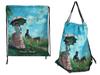 Rucksack Claude Monet Frau mit Regenschirm Tasche Geschenk für Sie