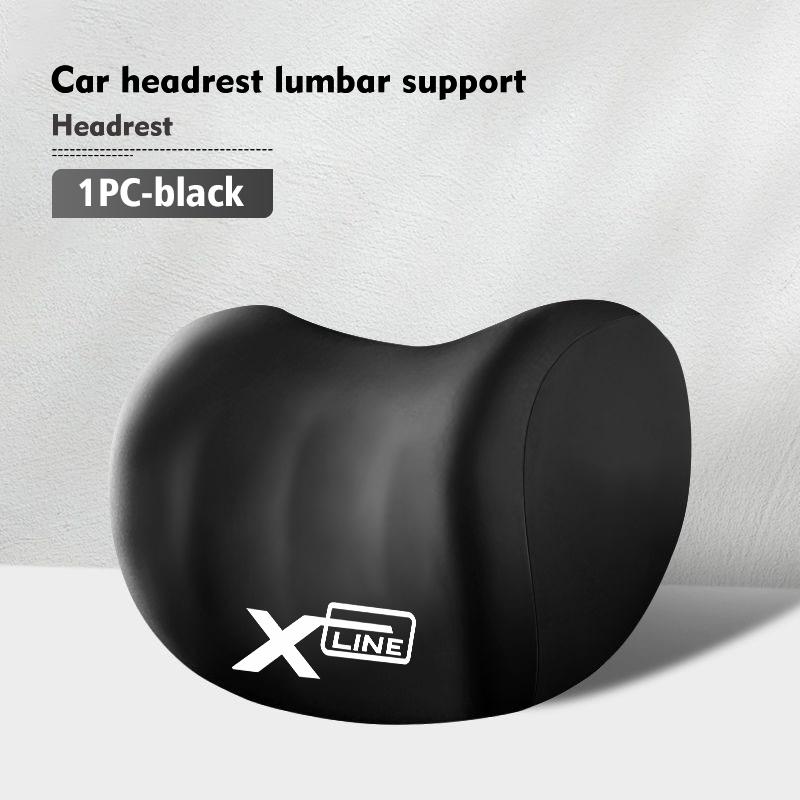 Car Seat Headrest Lumbar Cushion Waist Protector Neck Pillow For KIA Xline Sportage Optima Ceed Soul Picanto Stonic