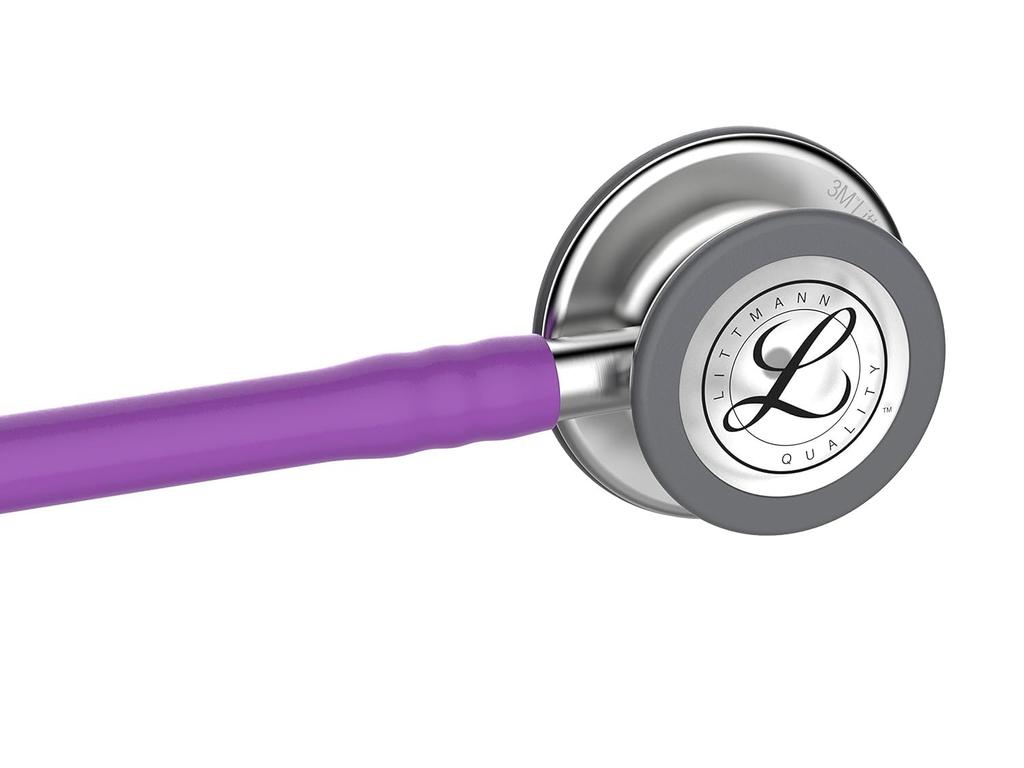 Classic Stethoscope 5832 Binaural Stethoscope with Adult and Pediatric Chestpiece Lavender 3M™ Littmann® III™ Single-Tube (Silver/Stainless Steel),