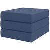 Folding Sofa Bed 75 x 63 x 45 cm Blue