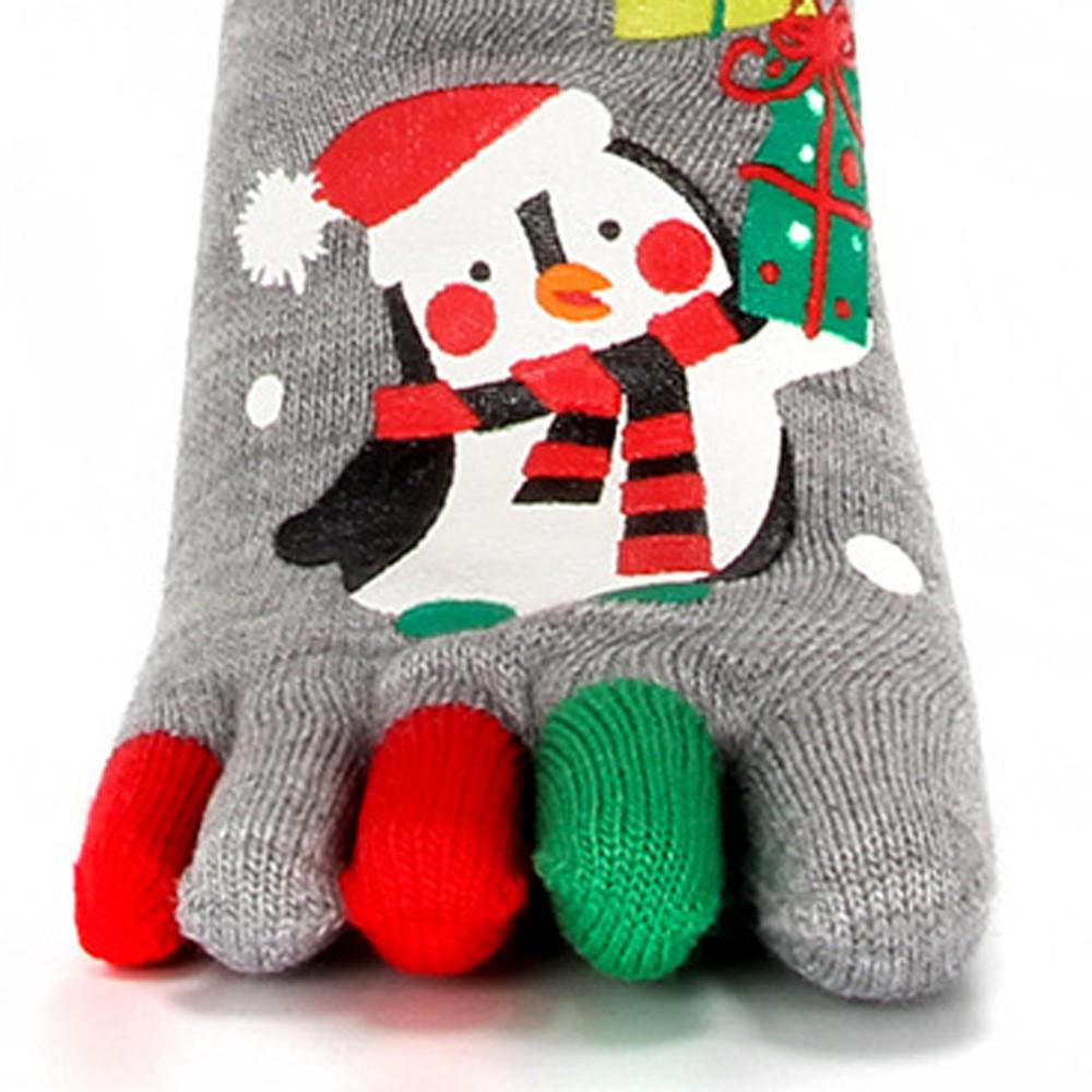 4 Paia Calze Natalizie Per Bambini In Cotone – Motivi Natale, Alberi, Babbo Natale, Renne