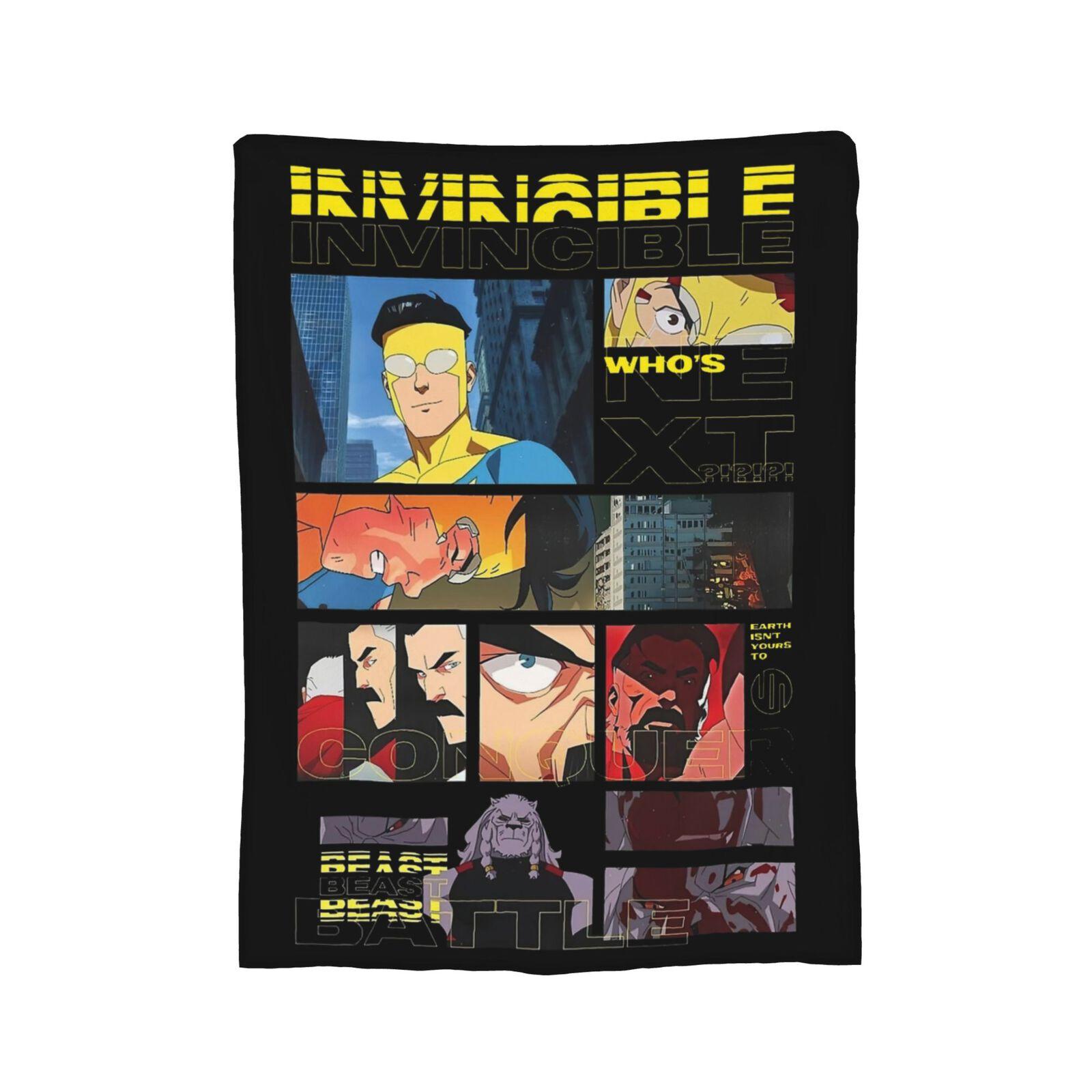 

TV Series Invincible Mark Grayson Blankets Fleece All Season Multi-function Super Soft Throw Blanket for Bed Car Bedspreads 75x90cm