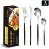 European High-Value Stainless Steel Tableware Set: Portuguese Knife, Fork, and Spoon for Hotels and Western Dining