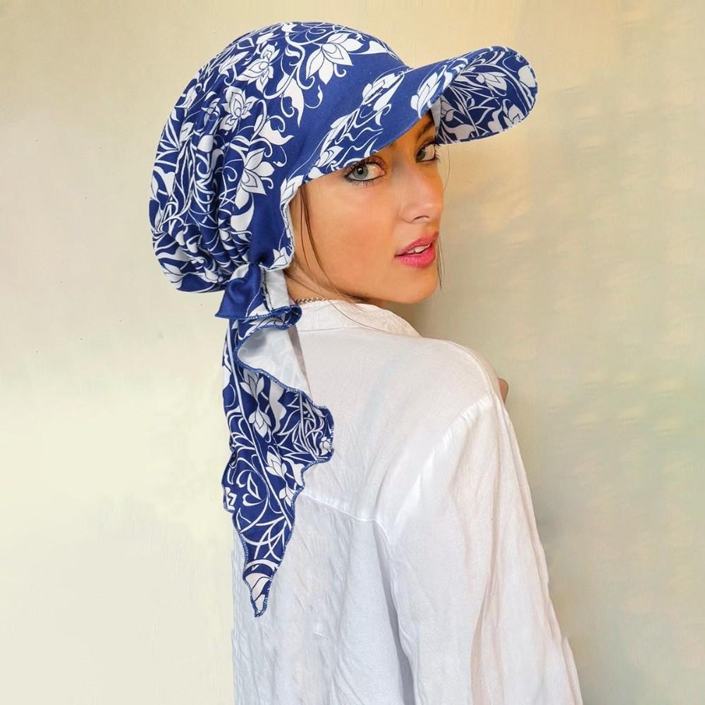 Cappello Turban con Visiera Berretto da Baseball Moda Donna Hijab Cappelli Viaggio