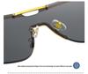 Trendy Metal Rivet Frameless Sunglasses for Men & Women