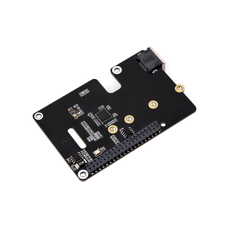 Raspberry Pi 5th Gen M.2 PCIe to Gigabit Ethernet HAT+ Board, 5Gbps Speed, Driver-Free SSD Boot