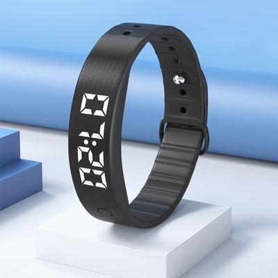 LED Digital Smart Bracelet Rechargeable Sports Wristband Portable Smart Band  for Students