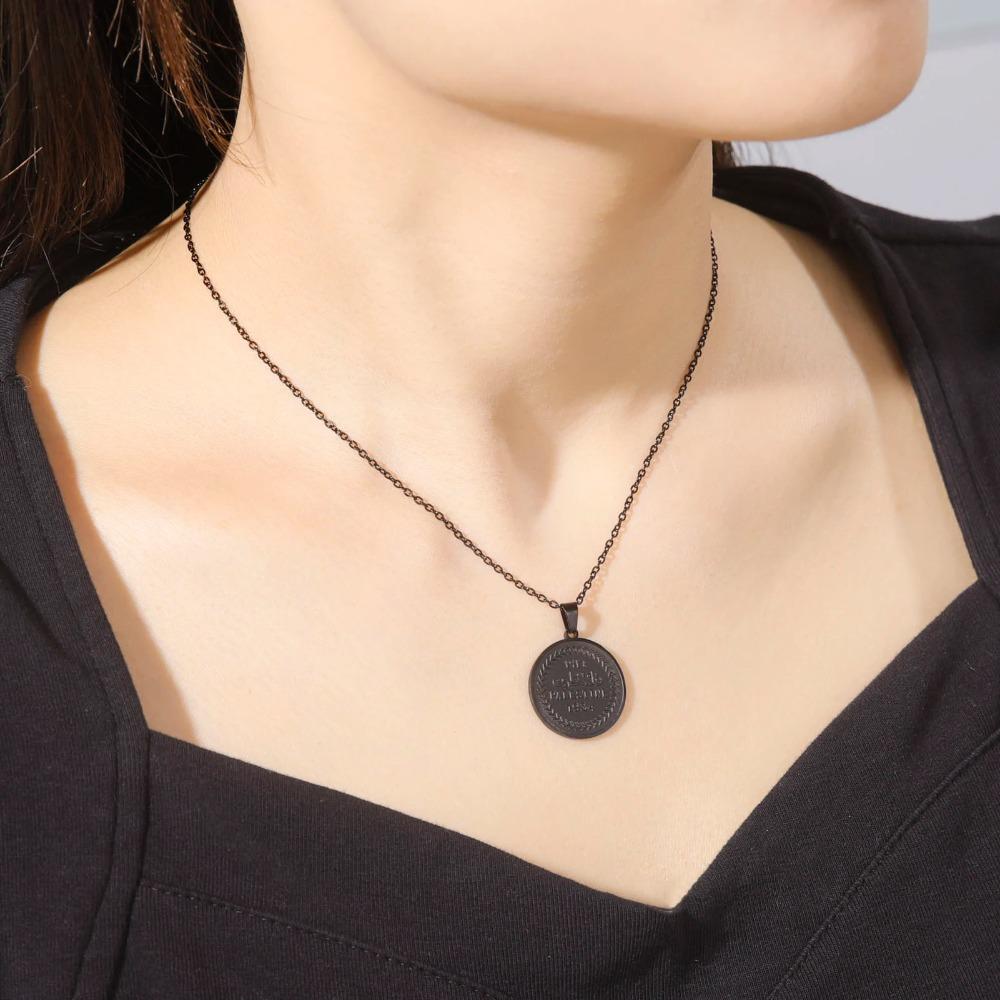 Cazador Vintage Palestine Women's Necklace Men Pendant Choker Necklace Mother Gift Stainless Steel Jewelry 2024 Wholesale