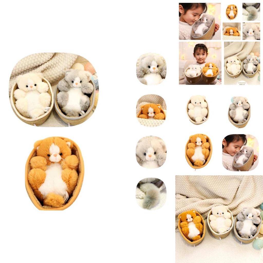 Cute Plush Cat Toy Wholesale Feline Dolls Ideal Birthday Gift