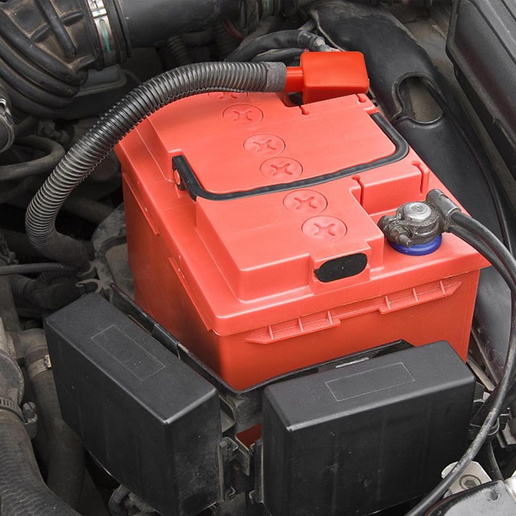 6Pcs Battery Terminal Cover, Battery Terminal Protector, Car Ulating Battery Cover, Soft Rubber Positive And Negative Poles Stud Covers Connector Top