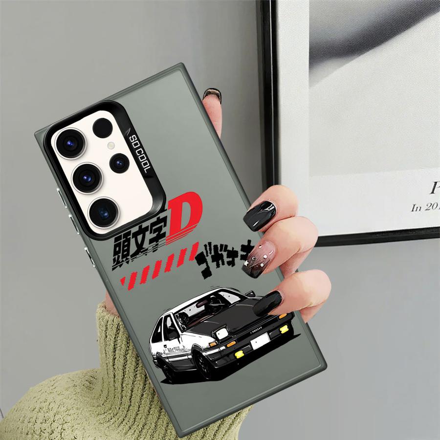 Soft Cover Phone Case for Samsung Galaxy S22 Ultra Note 20 Ultra S20 FE S25 S24Ultra S24 FE S21 S23 S25Plus Initial D Anime Car