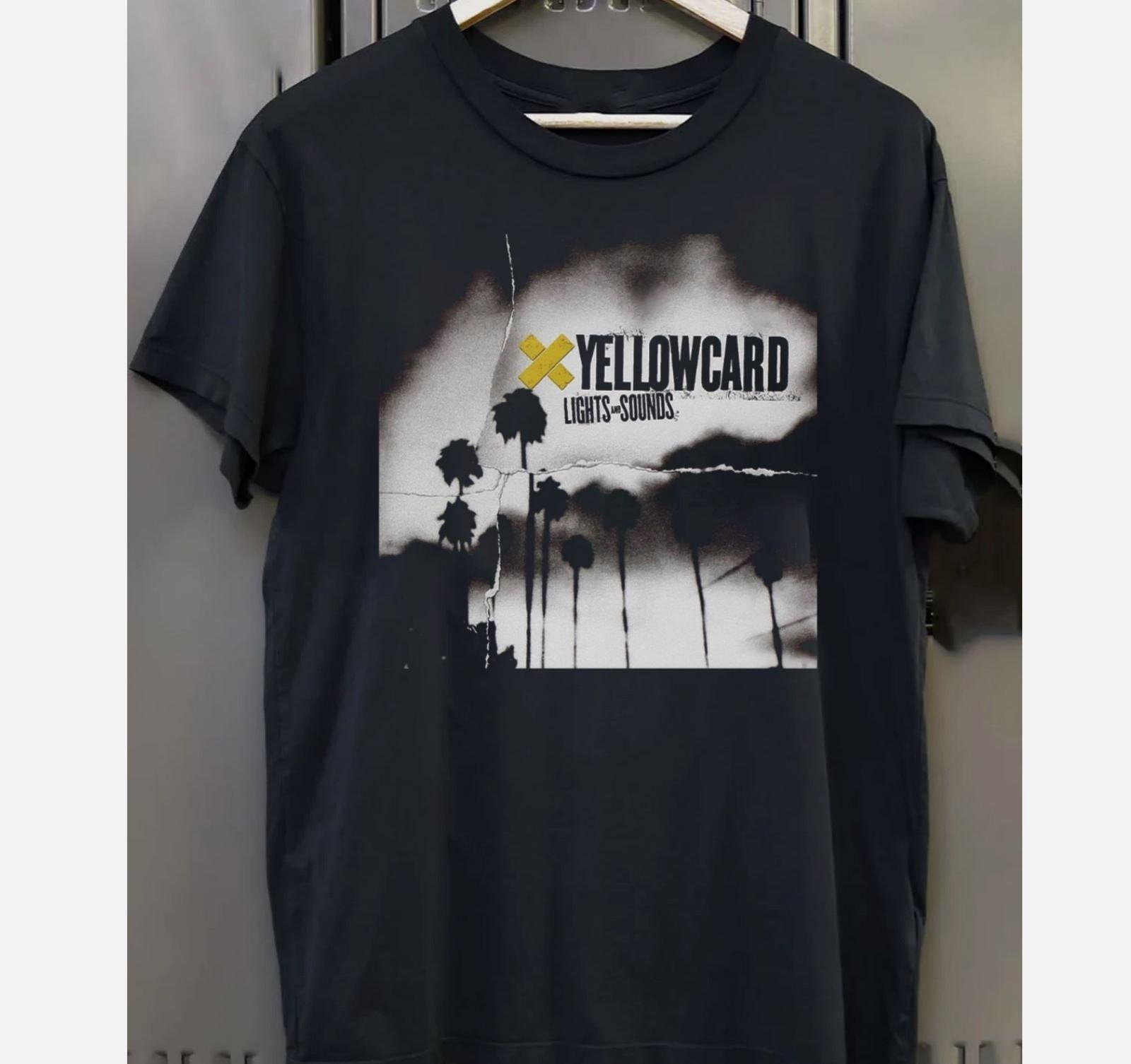 NEW Yellowcard Lights and Sounds Gift For Fan Black All Size Shirt S