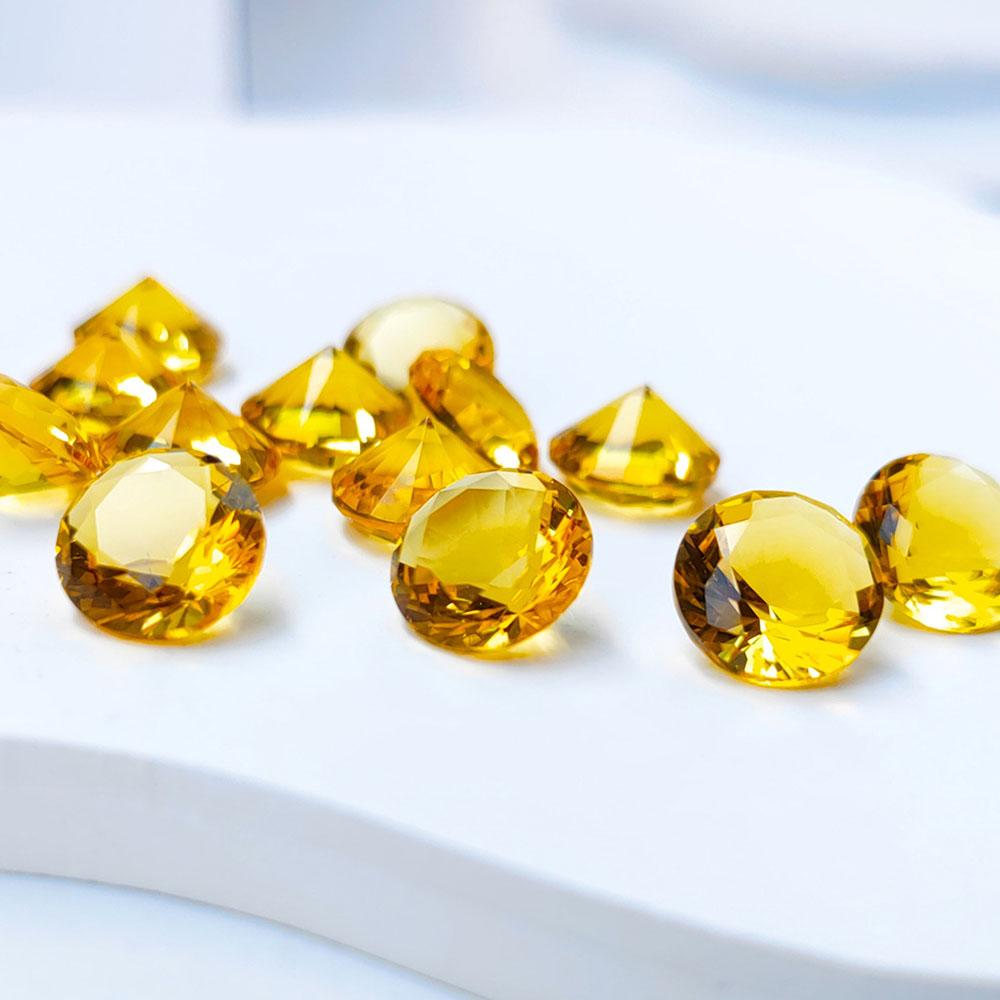 10mm Colorful Crystal Glass Diamond Party Decor Gems Wedding Table Ornaments DIY Accessories Pack of 10