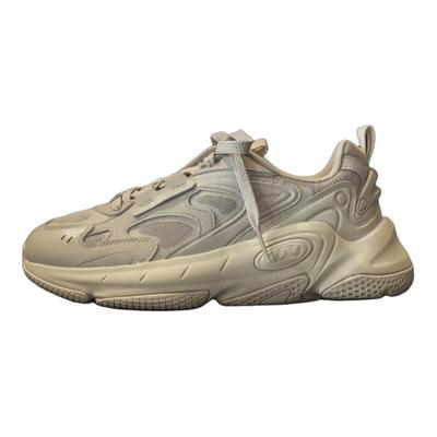 Li Ning Sports Trend Series Comfortable Versatile Non-Slip Wear-Resistant Low-Top Casual Shoes Men Casual Shoes Dusty-Gray AGCU169-2
