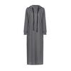 Women Maxi Dress Long Sleeve Hooded Ladies Casual Hoodies Long Dresses