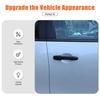 Matte Black Door Handle Keyhole Cover For Mitsubishi Triton L200 Ute Truck 19-23