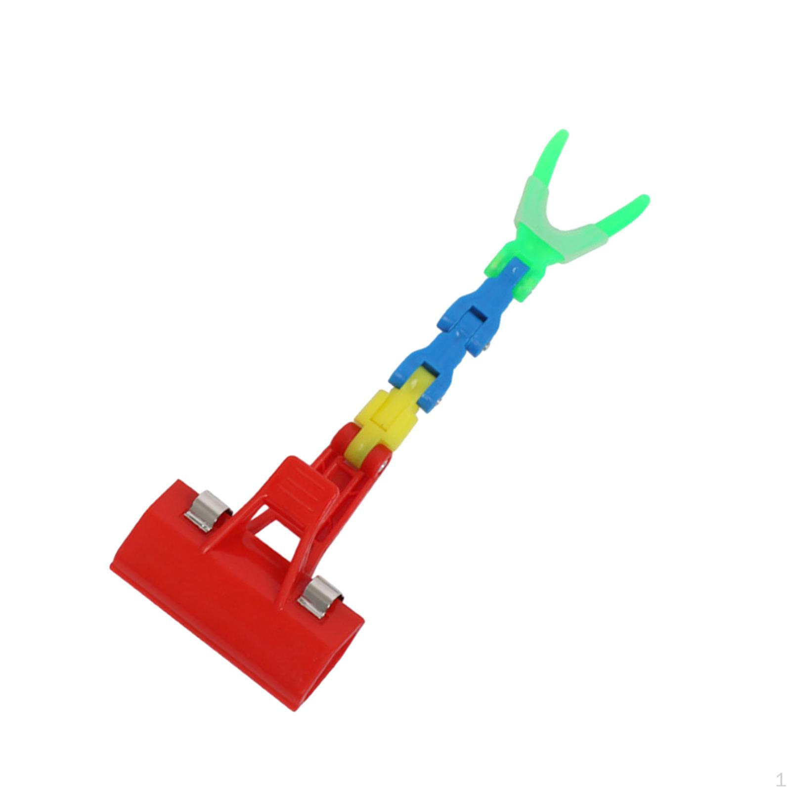 

Fishing Rod Holder Adjustable Back Bracket Hanging Clip Accessory Luminous Head Tackle Large