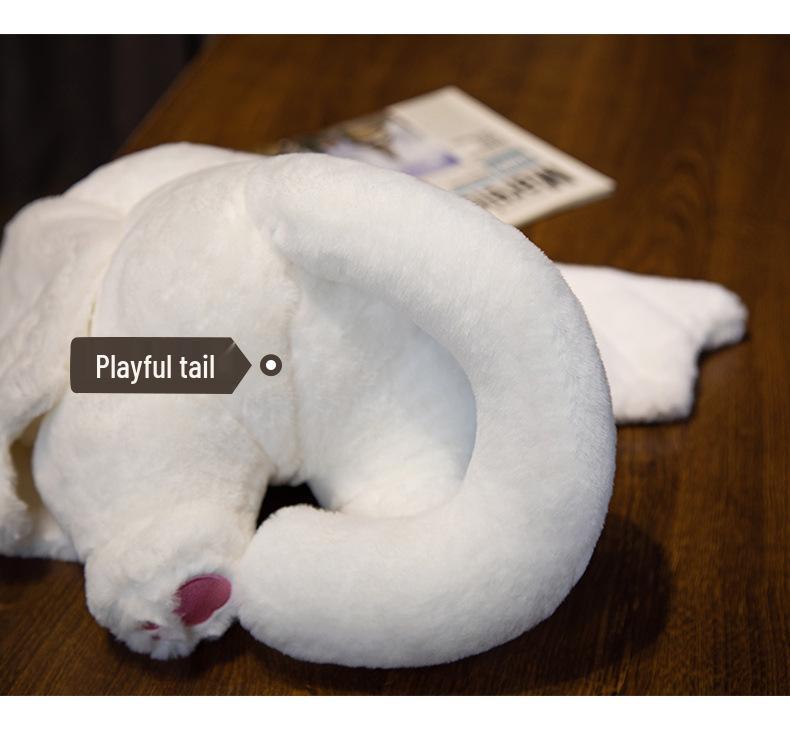 Bat Rabbit Plush - Cute Flying Rabbit Transforms Into Big White Doll Little Fu Zhu