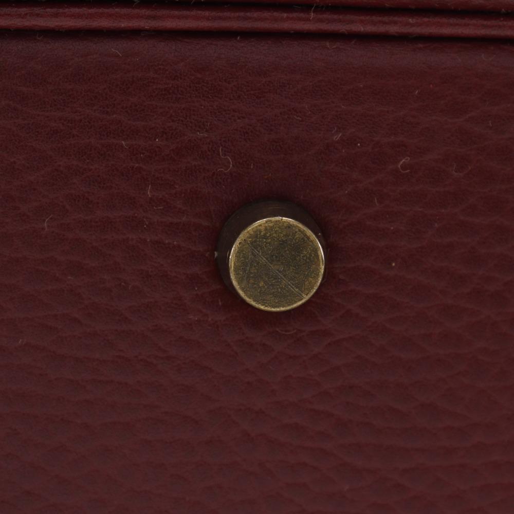 HERMES Plume45 Boston bag Bordeaux Ardenne Women Used