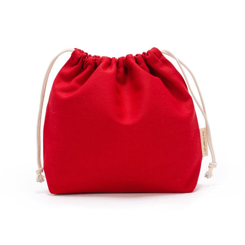 1PCS Color Drawstring Pouches Portable Gift Blank Bags For DIY Cotton Hemp Bags Jewelry Display Packaging Storage