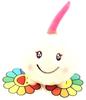 Fluffy P-chan Plush Toy Mini by Takashi Murakami, Kaikai Kiki, Approximately 13cm Tall