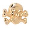 50 Sets Skull Rivets Gothic Style Beautiful Fashionable DIY Rivet Accessories for Making Shoes Belts Gold