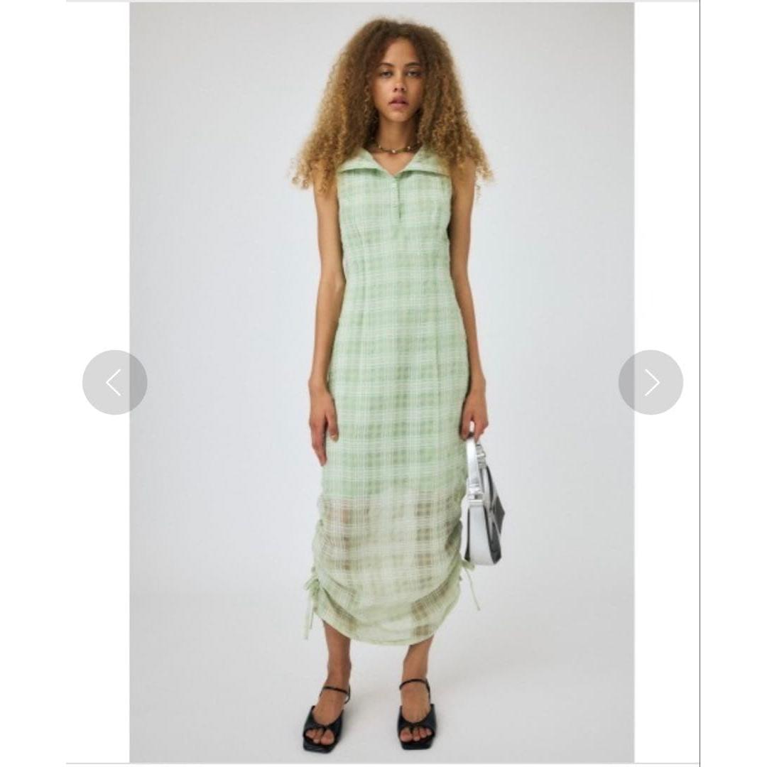 MOUSSY HOODIE SLEEVELESS CHECK Dress