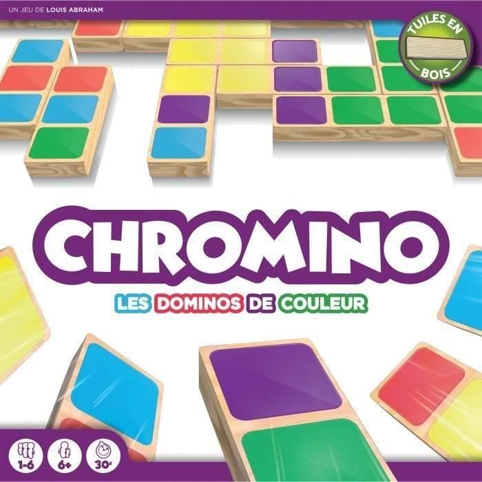 Jeu de Domino de couleurs Chromino - Asmodee - Jeu de société - Jeu de plateau - Mixte - A partir de 8 ans
