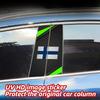 Finland Flag Car Stickers Car B-pillar Vinyl Decal Car Door Pillar Waterproof Decal Scratch-Resistant Cover DIY Modified Sticker