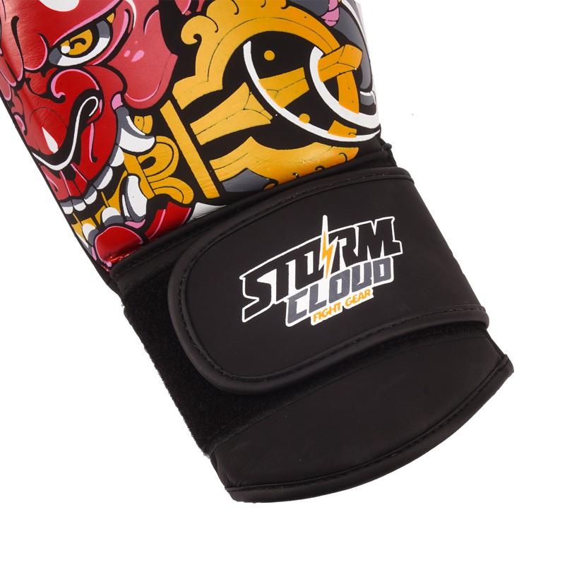 StormCloud Boxing Pro Daisho ONI Genuine Leather Boxing Gloves 12oz