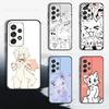 Flauschiges Süßes Kunst B-Boykisser Handyhülle Für Samsung S25,S24,S23,S22,S21,S20,S10,Ultra,Plus,Lite,FE,Weiche Silikon Schwarze Hülle