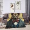 The Dapper Animals  Blanket Quality Warm Soft  Throw Blanket Autumn Girls Boys Couch Chair Fluffy Bedspread